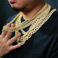 Collection of Must-have Fashion Elements for Trendy People Iced Out with Moissanite Cuban Necklace Unique Design 1 Buy