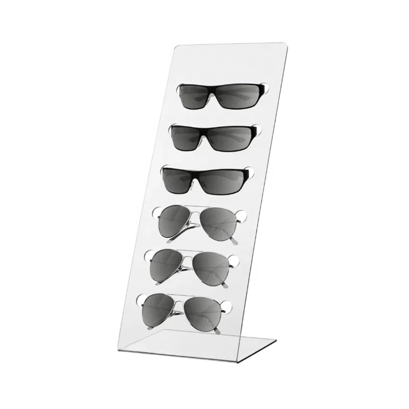 Transparent Desktop Glasses Stand Eyewear Holder Acrylic Sunglasses Display Stand