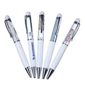 Creative 3D Oil-Filled 1.0mm Ballpoint Pen Durable Metal Floating Object Color Printing Logo Promotional Unique Gift Pen