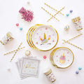 Unicorn Themed Party Supplies Decorations Set for Girls Children Birthday Party Baby Shower