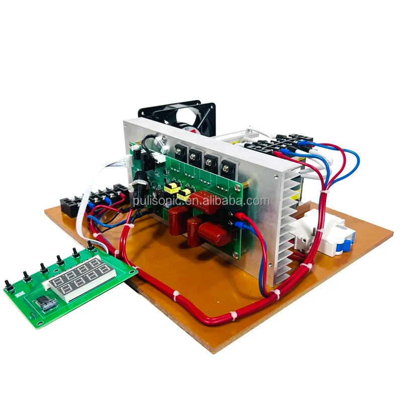80kHz Ultrasonic Generator PCB Frequency / Power Adjustable Tepless Frequency Modulation Ultrasonic Electronic Control Board