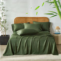 China's Best Full Bamboo Woven Sateen 200 TC Customizable Colors Grade a Bedding Set Duvet Cover Sheet Collection Wedding Use