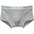 Factory Manufacturer Solid Color Soft Cotton Mens Underwear Boxer With Pouch