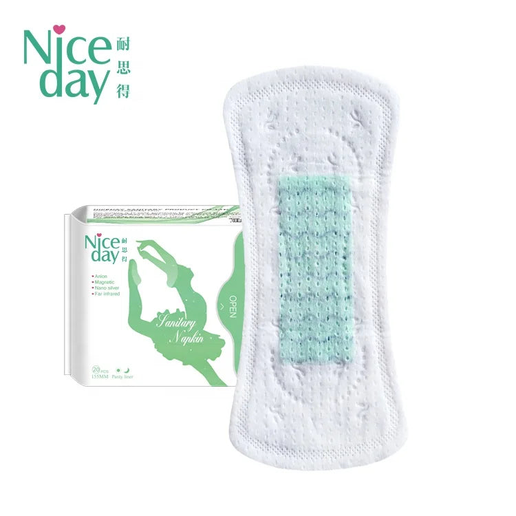 Wholesale Premium Ladies Anion Chip Panty Liners in Stock Panty Liner Breathable Wingless Cotton