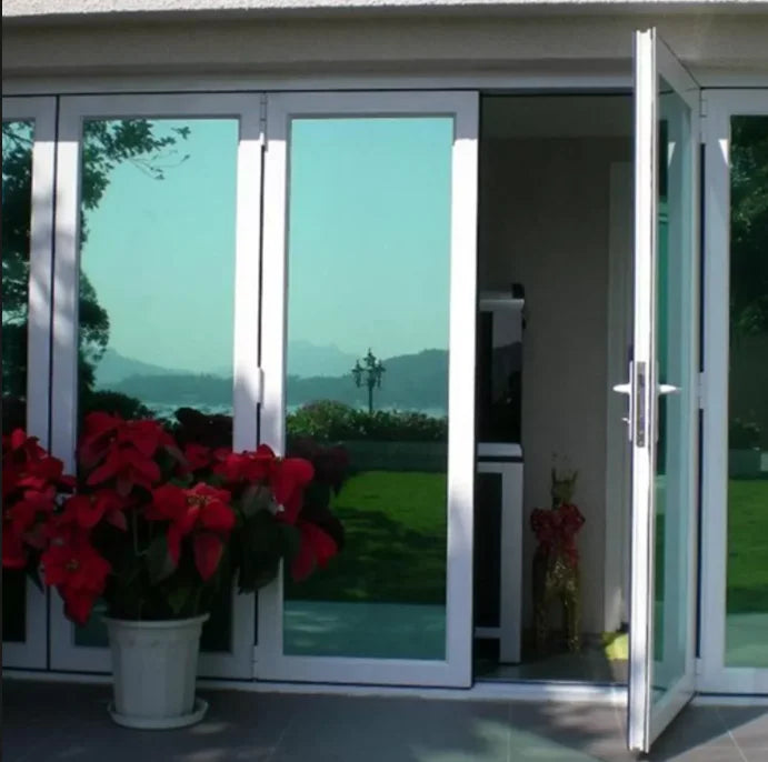 Gold Silver Mirror Reflective One Way Vision Privacy Glass Window Film UV Protection Solar Security Window Film