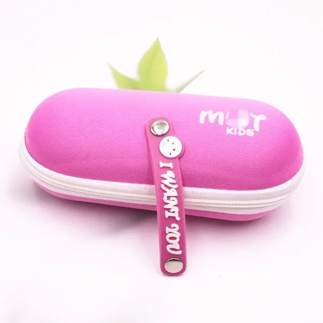 Fashion Children Cute EVA Sunglasses Case Portable Eyeglasses Bag Storage Light Zipper Glasses Case Kids