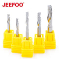 Single Spiral Flute Carbide 8mm Face Mill Endmill CNC Router Bits for Engraving JEEFOO GIAAA Model 3 Year Warranty MegaBDM