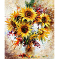 DIY Painting by Numbers Van Gogh Sunflower Digital Painting Acrylic Paint on Polyester Canvas 40x50cm Framed or Unframed