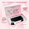 Wholesale Matte Black Cashmere Mink Volume Eyelash Extensions Trays Private Label Professional Individual Lash Extensions 8-16mm