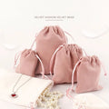 Mini Luxury Silk Nylon Linen Burlap Satin Jute Polyester Velvet Canvas Drawstring Bag Custom Logo Gift Packaging Custom Size OEM