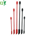 OKSILICONE Cake Baking Non Stick Heat Resistant Kitchen Tools 3 Pcs MIni Size Silicone Spatula Spoon Set for Scraper Jam Cake