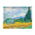 Weekly Deals Van Gogh Wheatfield Painting Wall Art Decor Frame Gift Home Decor Led Strips Night Light Paper Cut Light Box