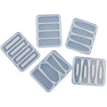 YS Hairpin Silicone Molds Metal Geometric Hair Clips Resin Epoxy Mold for Real Dried Flower DIY Hair Accessory Jewelry Making