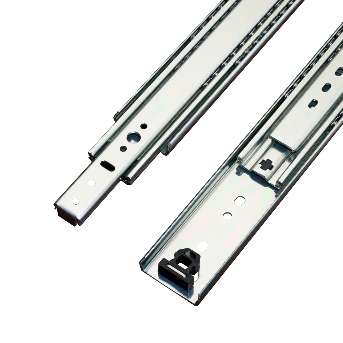 Fuaier Heavy Duty 53mm Telescopic Drawer Slide Slim Type with 90kg Load Capacity 200lbs Modern Design for Kitchen and Dining