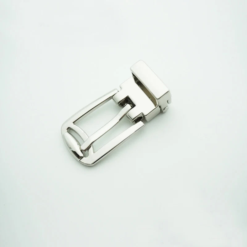 2025 New Design  Metal Buckles with Teeth Clamp 15mm Clip Belt Buckle for Ladies Designer Belts