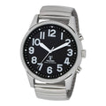 Talking Wrist Watch With Alarm Analog Hands and Digital English Talking Watch for Blind Person Visually Impaired or the Elderly MegaBDM