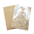Luxury Gold Glitter Laser Cut Wedding Invitation Cards Invitation Card for Party