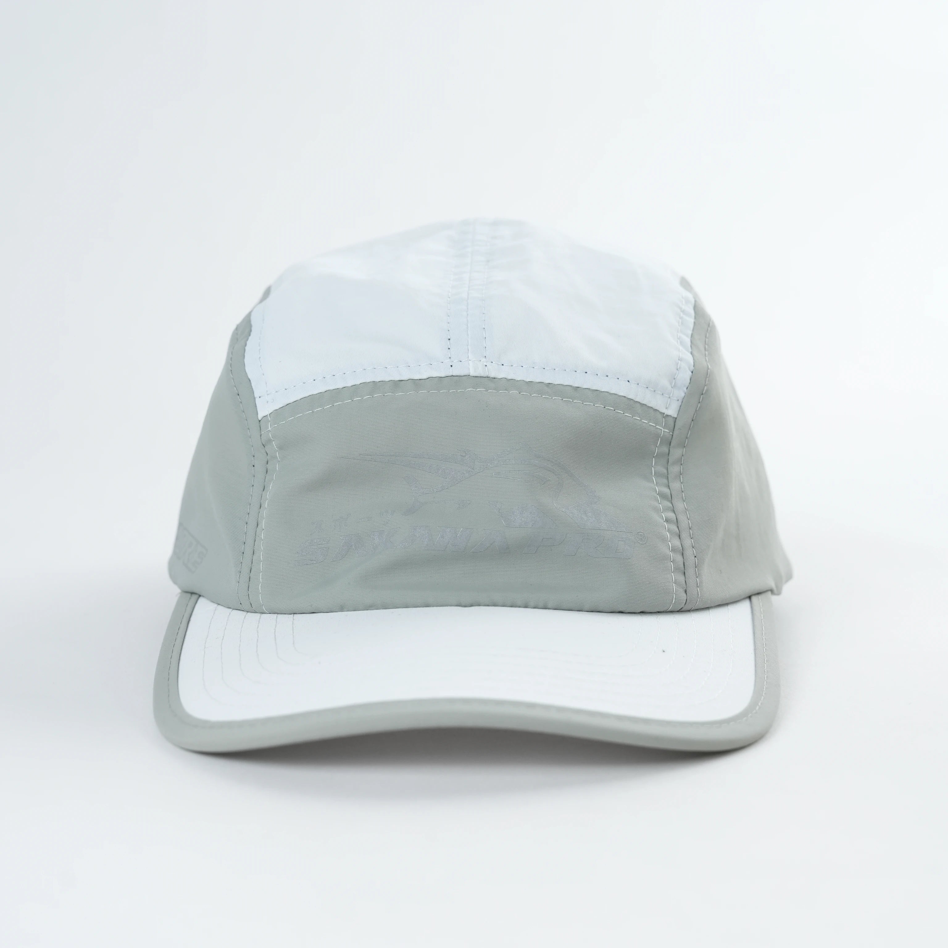 5 Panels Running Caps With Reflective Print logo Camp Caps Trail Running Hat With Printing logo