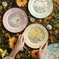 INS Cartoon Hand-painted 8-inch Ceramic Plate High-value Breakfast Dessert Plate