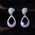 SU212 Abiding Hot Sale Multi Usage 10K 14K Solid Gold Cluster IGI Lab Grown Diamond Dangle Earrings for Women