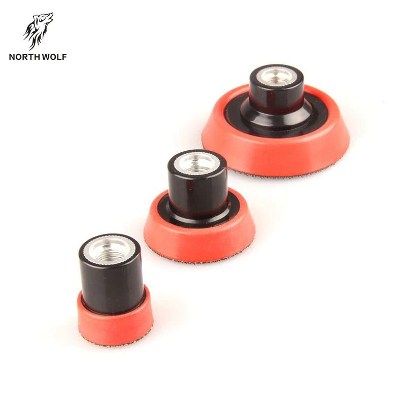 Car Detailing Accessories 1-3 Inch Flexible Rotary Backing Plate Polishing Hook Loop Abrasive OEM Customized for Car Bodies