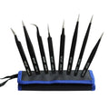 VETUS Brand Precision Curved Tip Stainless Steel Tool Anti Magnetic Eyelash Extension OEM Electronic Repair ESD Tweezer