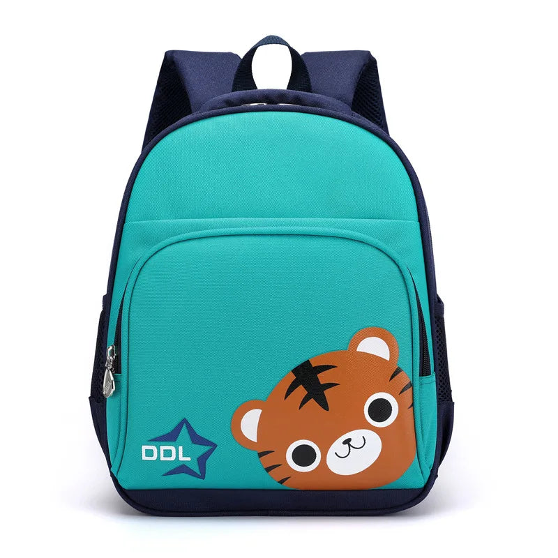 Hot Sale Lightweight & Soft Waterproof Nylon Animal Print School Backpack for Boys & Girls