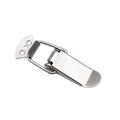 Promotion J103 Nickel Plated Silver Iron Hasp Catch Center Latch Lock Toggle Clip 80KG Capacity Wooden Box Toolbox Carton Box