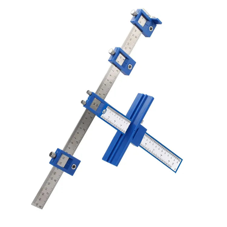 Cabinet Hardware Jig Punch Locator Drill GuideWood Drilling Dowelling Guide for Installation of Handles Knobs