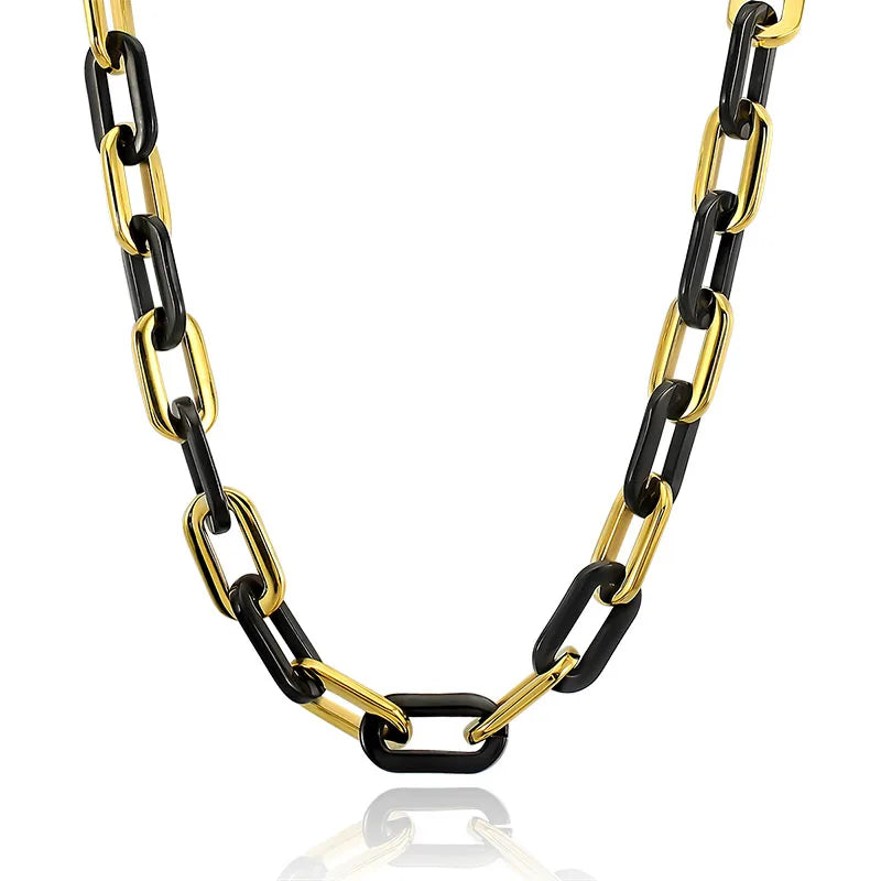 2021 Fashion Neck Mashup Clavicle Chain  for Women Wide Choker Necklace Pendant  Chain Link Jewelry