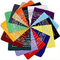 Wholesale Multifunction Colourful Headwear Scarf Custom 100% Cotton Square Customized Printed Headwear Bandana