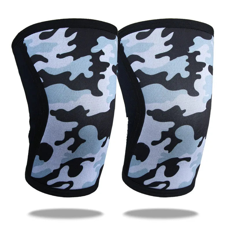 2023 New Arrival Customized Logo Weightlifting Powerlifting 7 mm Compression  Knee Sleeves
