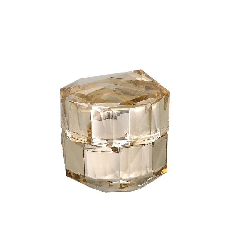 In Stock 1 oz 2 oz 4oz 5g 10g 12g 15g 30g 50g Acrylic Empty Cosmetic Plastic Makeup Jars with Lids Sengmi Brand