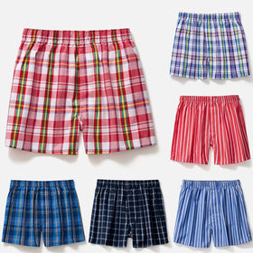 Men's Underwear Pure Cotton Loose Breathable Sleeping Shorts Home Plus Size Boxer Shorts Underwear Pants