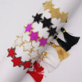 Handmade Bohemian Six-Pointed Star Woven Bracelet for Women Adjustable Miyuki Crystal Beads Pearl Bracelet Anniversary Gift