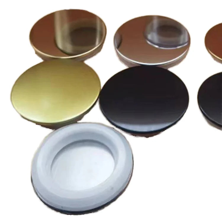 Wholesale Silver Zinc Alloy Metal Candle Lid Cap Custom Size 80mm Perfect Fit for Glass Candle Jars Perfume Bottles Packing
