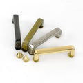 Meetee H5-2 38mm Handbag Buckle Belt Connector Luggage Hardware Accessories With Screw Bag Alloy Arch Bridge
