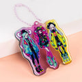 Factory Wholesale Printed Epoxy Keychain Custom Acrylic Charm Hologram Keychain