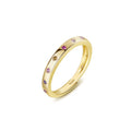 Daidan Stackable Rings 925 Adjustable Women Silver Jewelry 18K Gold Plated Star Ring