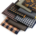 Wholesale Custom Private Label Men's Polyester Hanky Woven Pocket Square for Parties for Men's Accessories