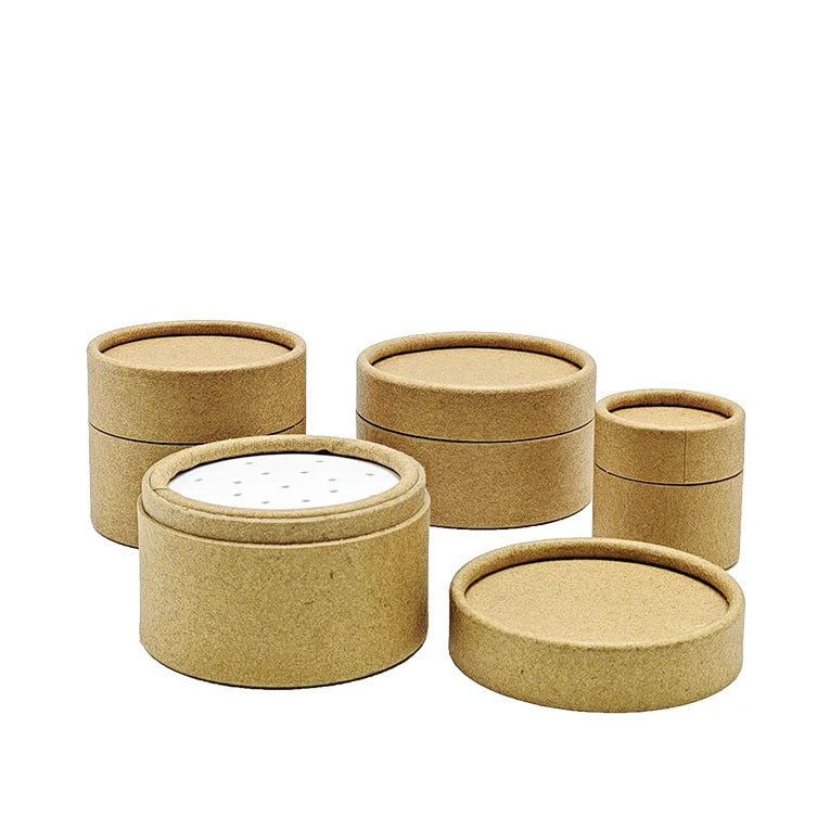 Hallpack Custom Design Paper Tube Packaging Cosmetics Face Cream Jar with Bio-degradable Features Tube Package