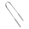 New Anti-Slip Handle Oral Cleaner Stainless Steel Tongue Scrapers Effective Bad Breath Treatment