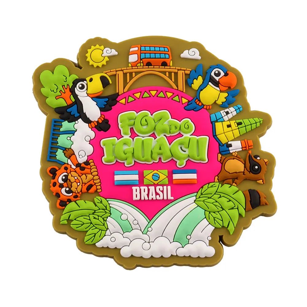 Custom Cartoon ODM Logo Soft PVC Refrigerator Magnet for Promotional Gift Custom Soft Rubber Colorful Pvc Fridge Magnet