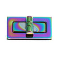 Rectangle Metal Bag Hardware Twist Lock  Handbag Turn Lock for Handbags