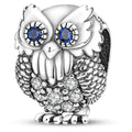 925 Sterling Silver Fine Jewelry Pendants & Owl Charms for Bracelets and Necklaces for Women Girls