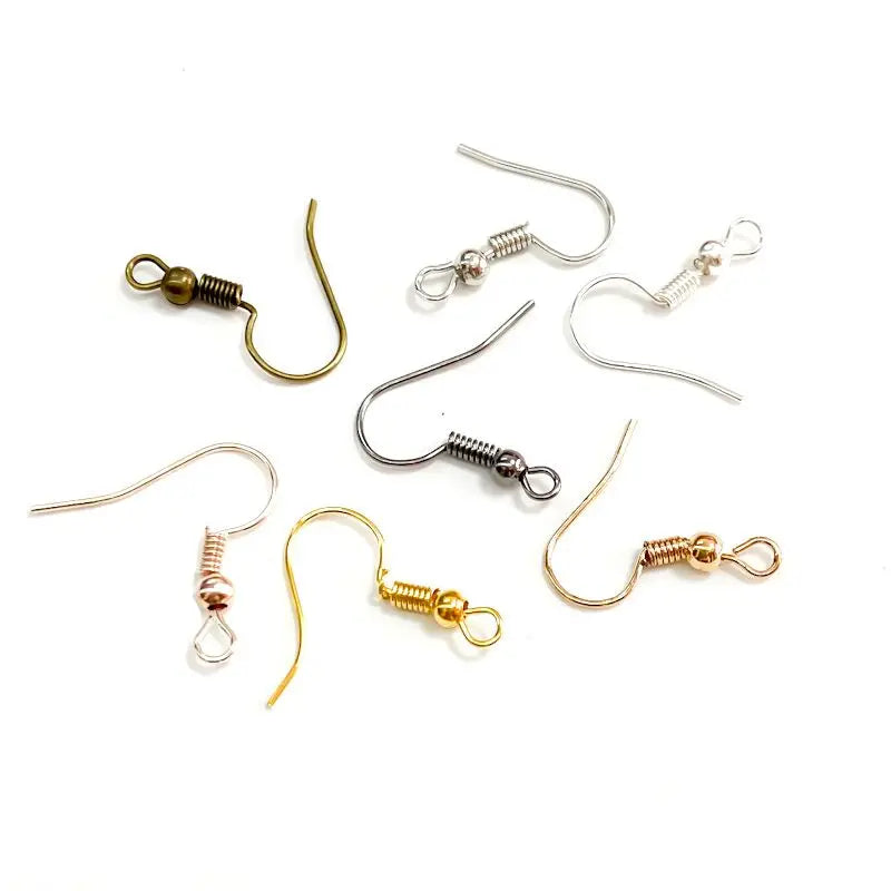 8 Color Earring Findings 1000pcs/lot  Earrings Clasps Hooks Fittings for DIY Jewelry Making Supplies Accessories