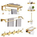 SUS 304 Stainless Steel Modern Design Bathroom Towel Rack Set with Wall Hanging Pendant for Bathtubs Sinks Toilets
