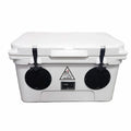 Multifunctional Large Capacity Wheeled Cooler Box Portable 2W Audio Speaker RGB LED Lighting Waterproof Power Source Battery