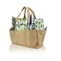 Garden Tools Bag for Women Men Gardening Tote Organizer with Deep Pockets for Gardener Regular Size Tools Storage Heavy Duty
