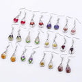 New Fashion Jewelry Earrings Made With Resin Pressed Real Flower Pendant Earrings